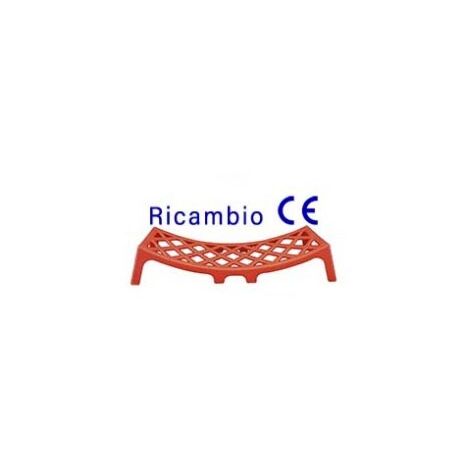 Art.250 Sostegno per tubazione flessibile polipropilene rosso per DN45 (ricambio CE) 0914.250