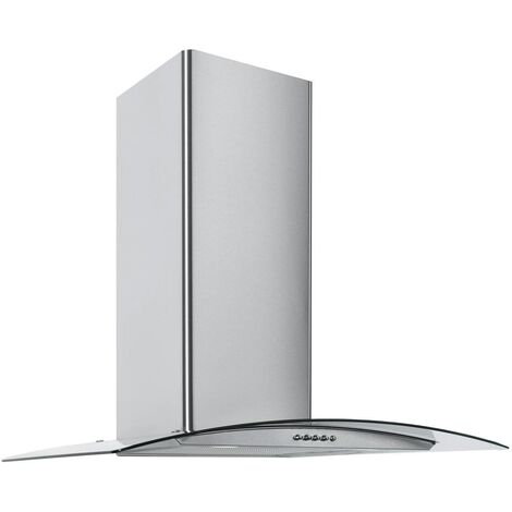 ART28369 60CM CURVED GLASS COOKER HOOD
