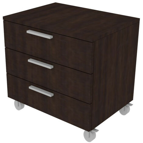 Keter Commode en résine effet bois Marron SHERWOOD 117x45x h57.5 cm 
