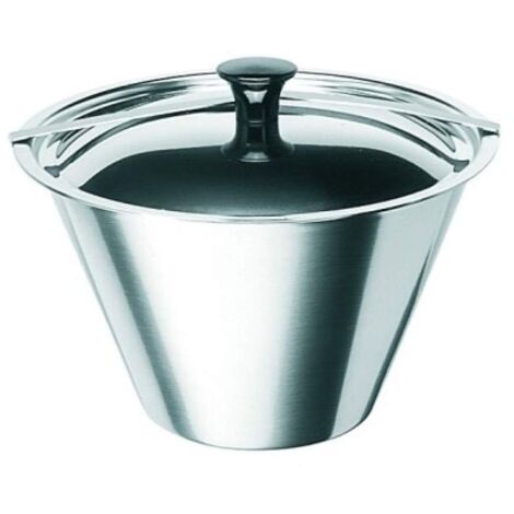 Artame ART35516 bagnomaria-Stampo per budino, in Acciaio Inox, Colore: Argento, Acciaio Inox, Argento, 16x9,5x14 cm