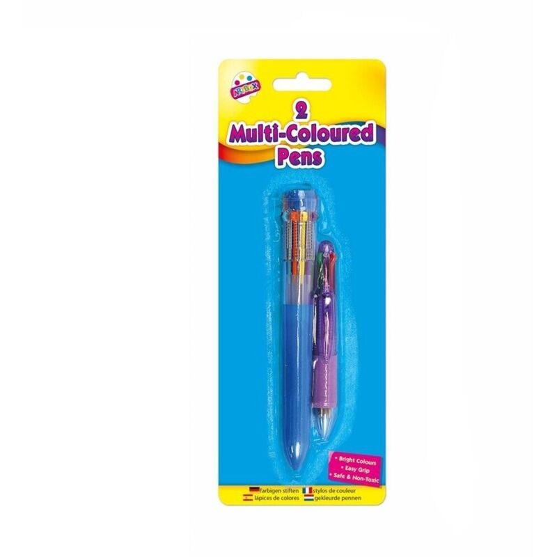 Colouring Pens (Pack of 2) (One Size) (Blue/Purple) - Blue/Purple - Artbox