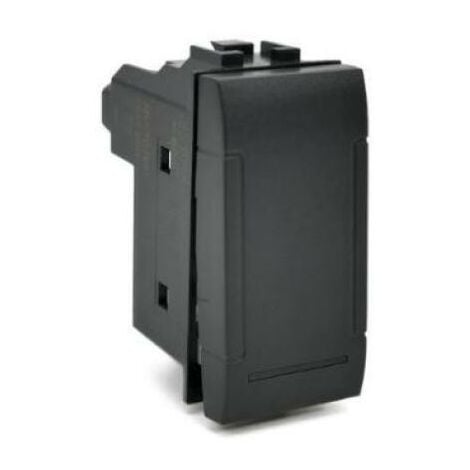 MAPAM Arte compatible bticino livinglight l4001n 16a negro - 801n interruptor unipolar