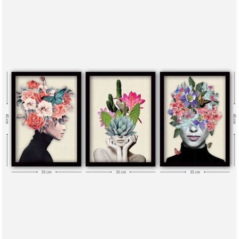 Arte murale incorniciata, cornice per foto Painting Multicolore