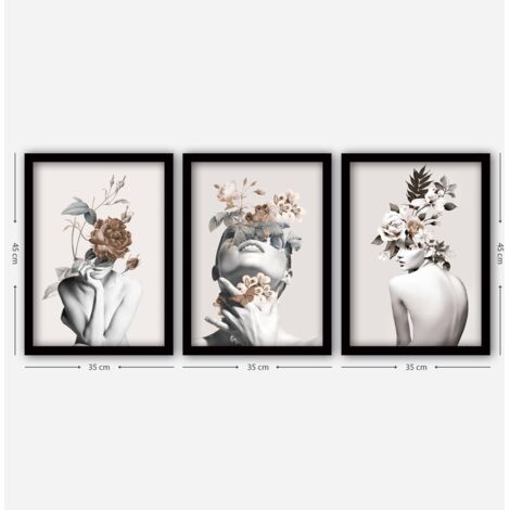 Arte murale incorniciata, cornice per foto Painting Multicolore