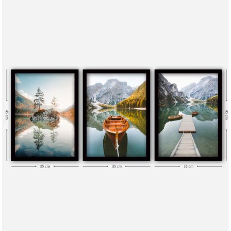 Arte murale incorniciata, cornice per foto Painting Multicolore