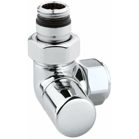 Arteclima - Detentore Termo Angolare 3/8" - Colore: Cromo - Versione: Sinistra