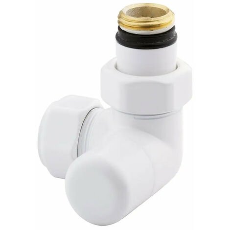Arteclima - Detentore Termo Angolare 3/8" - Colore: Total White - Versione: Destra