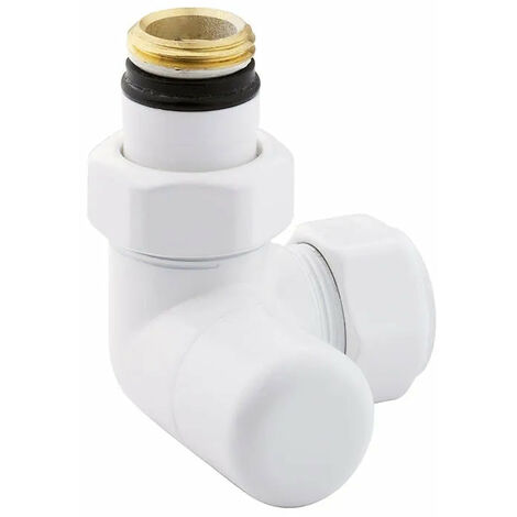 Arteclima - Detentore Termo Angolare 3/8" - Colore: Total White - Versione: Sinistra