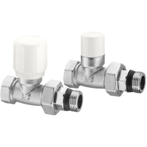 Arteclima - Valvola manuale + detentore da 3/8" attacchi dritti per tubi in ferro