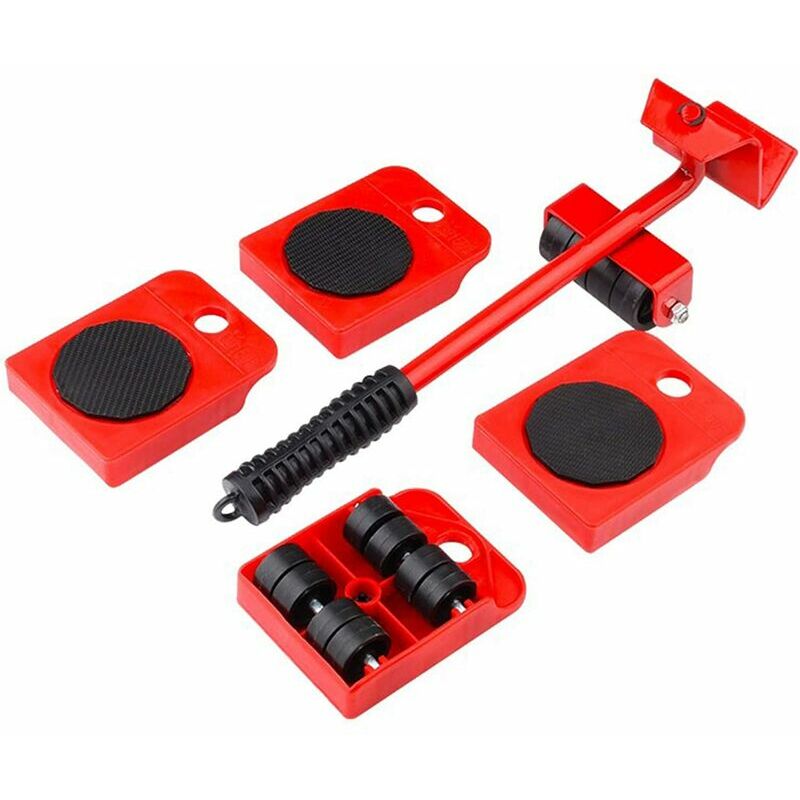 Artefact mobile rouge kit de curseur de meubles en boîte ondulée à trois couches rouleau électrique meubles résistants adaptés à un usage domestique