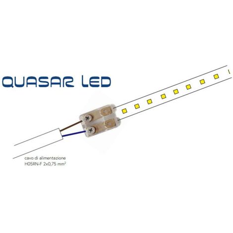 Arteleta connettore di alimentazione  a vite per strip led