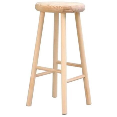 ARTEMA taburete redondo 70 cm , Taburete redondo 70 cmEste original taburete de madera quedará genial en cualquier estancia de tu casa. - Fabricado en madera con reposapiés en