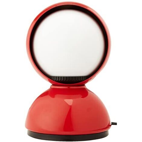 Artemide Eclisse Lampada Tavolo Metallo Rosso