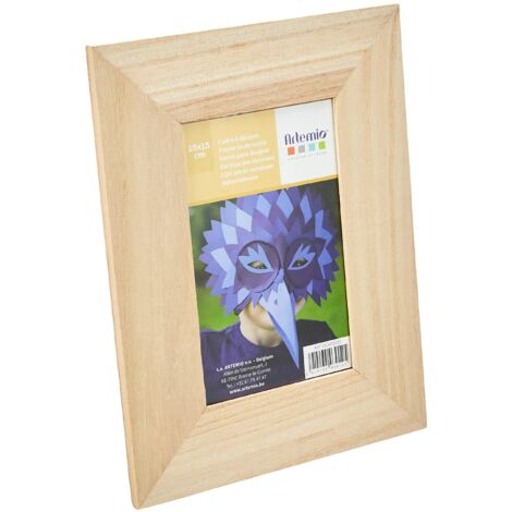 Artemio Cornice portafoto 10 15, Legno, Beige, 18 x 1 x 23 cm, 18 x 1 x 23 cm