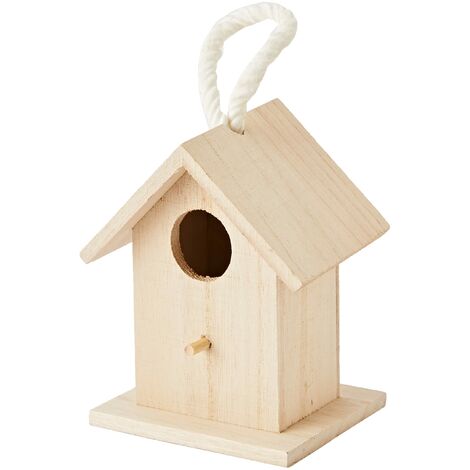 Artemio set 10 x 8,5 x 13 cm tavolini impilabili scatola di legno appesi, Beige