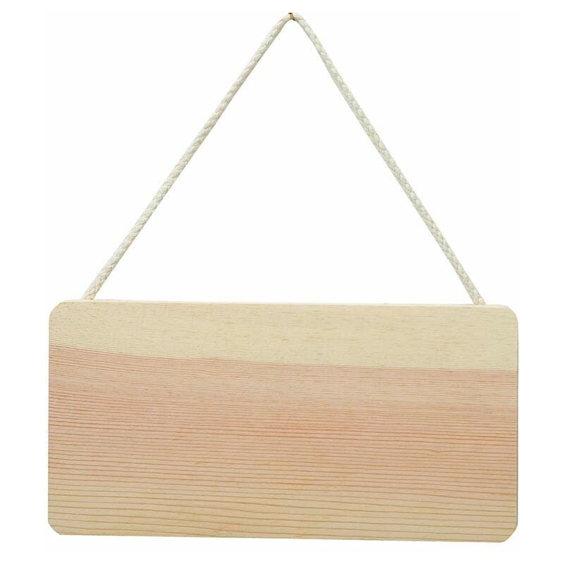 Tavola in Legno da Appendere, 21 x 11 cm, Beige