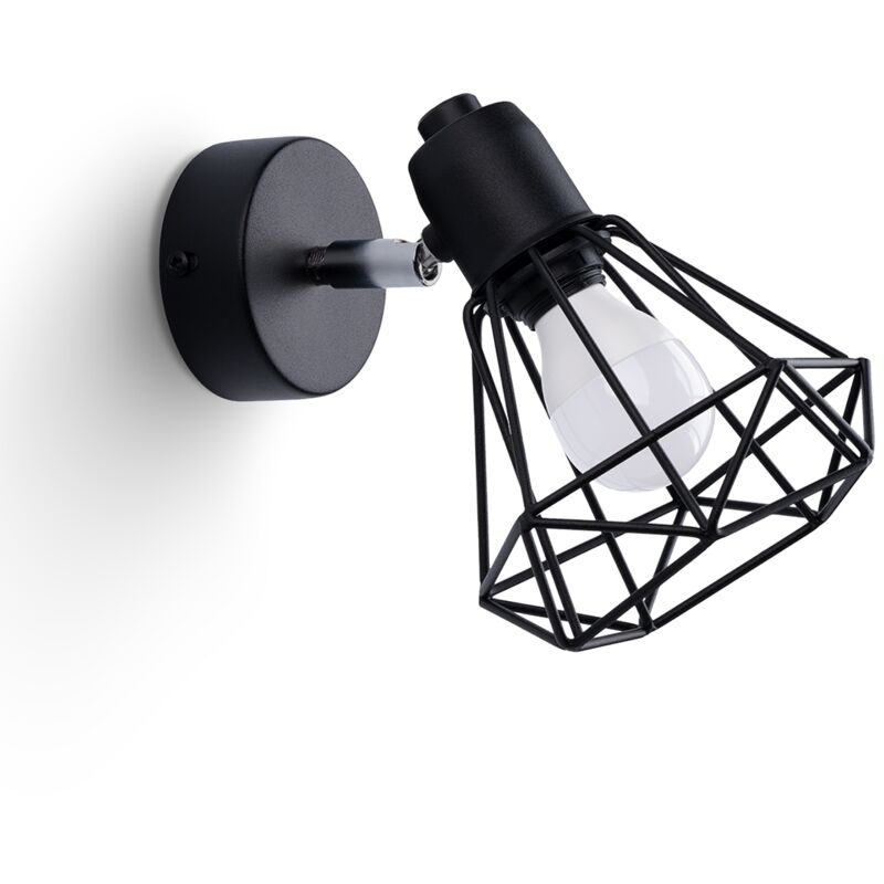 Image of Artemis 1 black wall lamp