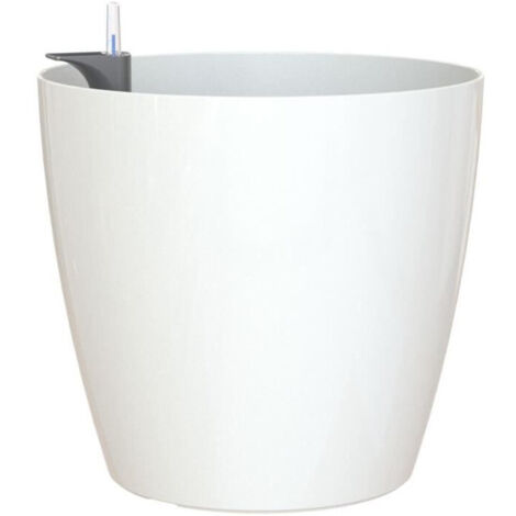 ARTEVASI - Pot San Remo 36cm blanc auto arrosage