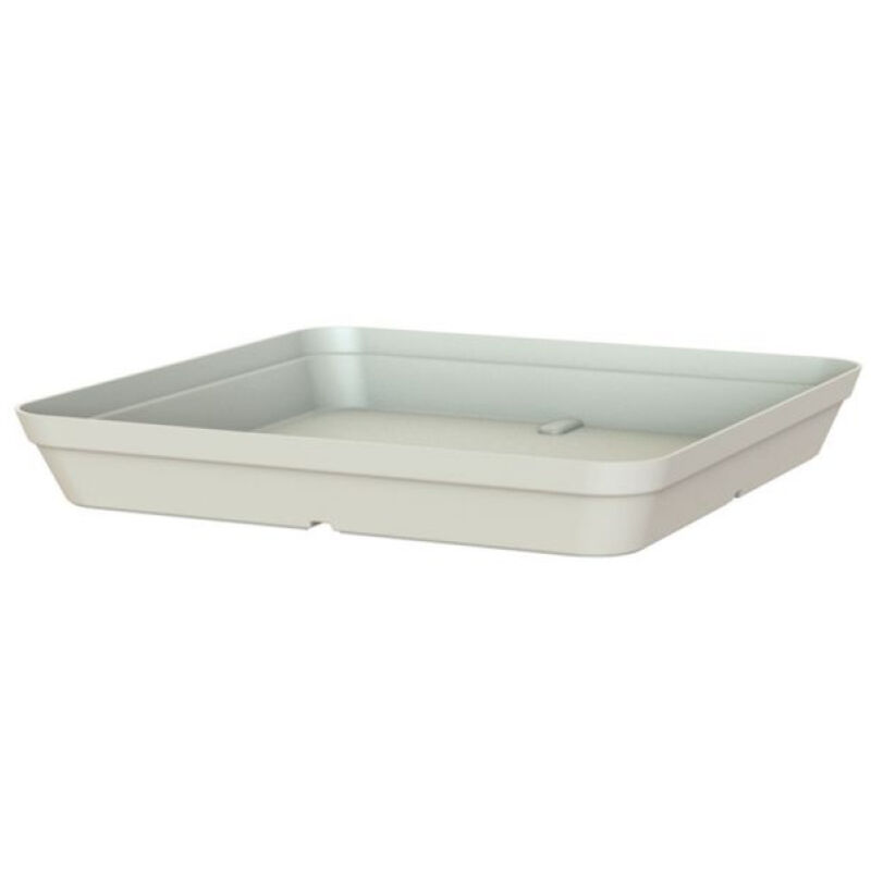 ARTEVASI Sous-pot  Capri Carr&eacute; Plastique Blanc (28 X 28 X 4 Cm)
