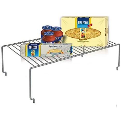 Artex Mensola Singola Salvaspazio Bracket 55cm in Metallo Filo Cromo Lucido
