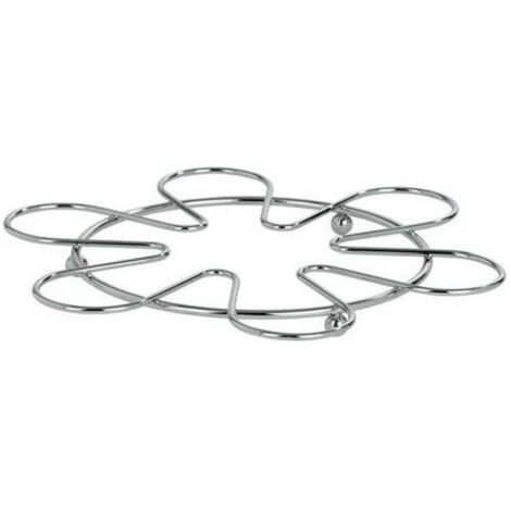 Artex Sottopentola Slim Line Rotondo In Metallo Cromato 22 Cm
