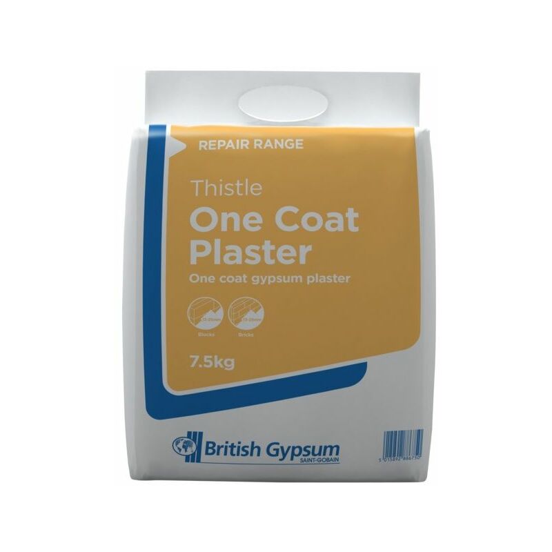 Thistle One Coat Plaster 7.5kg - 5200814638 - Artex
