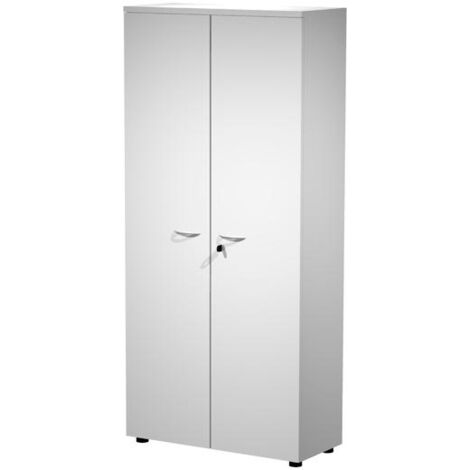 Artexport paire de portes pour étagères presto 18mm avec serrure blanc