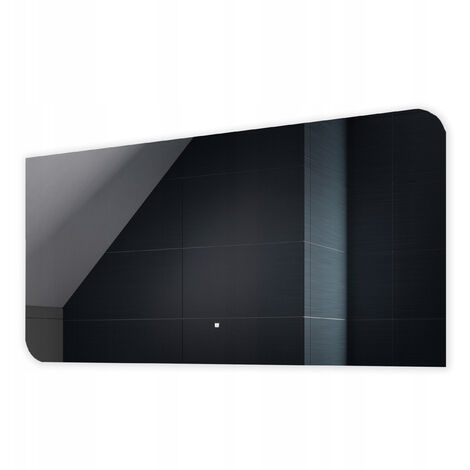 Artforma Miroir de Salle de Bain LED 100x90 cm avec éclairage  Lumière Illumination  Lumineux Miroir avec Éclairage intégré  T106  avec Interrupteur Tactile  LED Couleur - Blanc Froid 7000 K