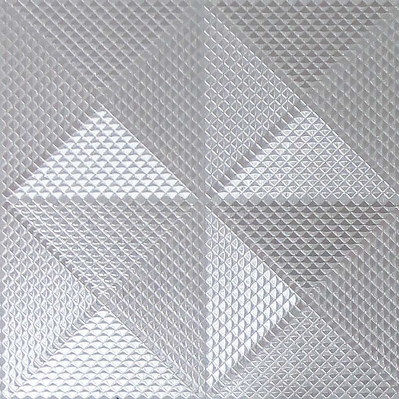 Silver Foil Diamond Geometric Wallpaper Textured Vinyl Shimmer Arthouse Gianni