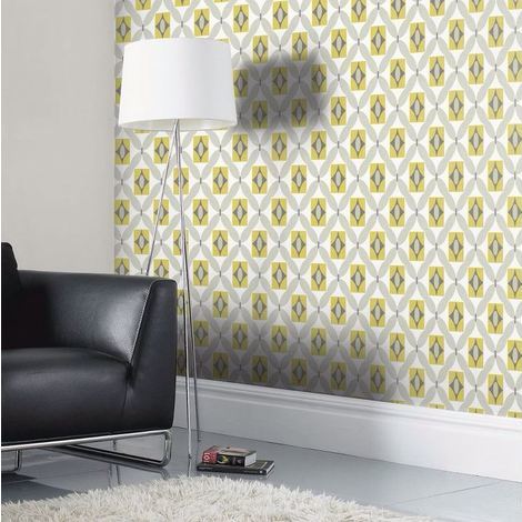 Arthouse Wallpaper Quartz Yellow 640703