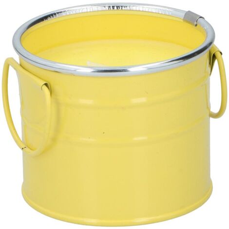 AUTRES Arti Casa - Anti-Mücken-Citronella-Kerze im Eimer (gelb)