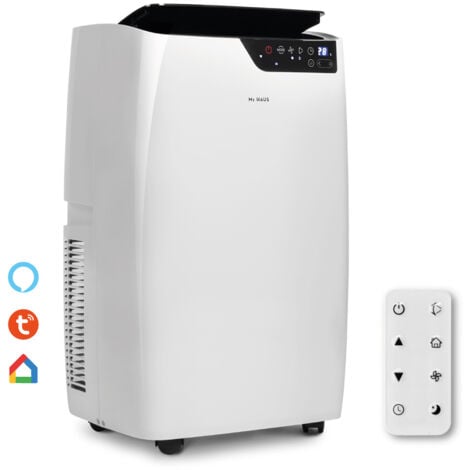 ARTIC-460 - Aire acondicionado portatil, sistema SILENTBLOCKS, APP wifi connection, clase A, 4 en 1: refrigerador, ventilador, deshumidificador y calefacción, mando a distancia, espacios ≥ 23m²