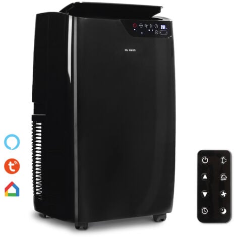 MC HAUS ARTIC-460 - Condizionatore portatile, APP WIFI, 3026 frigorie, 3,5kW, classe A, 4 in 1: refrigeratore, ventilatore, deumidificatore e riscaldamento, telecomando, spazi ≥ 23m².