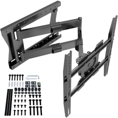Articulating TV Wall Mount Tilt Swivel Extendable 32-75in 60kg VESA 400x400 Cable Management