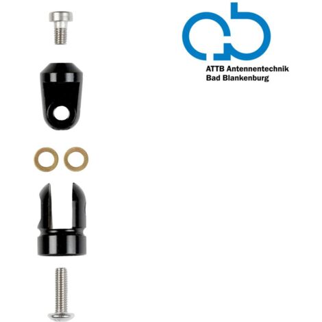 Articulation antenne - Inclinaison de -90 a +90 avec filetage M5