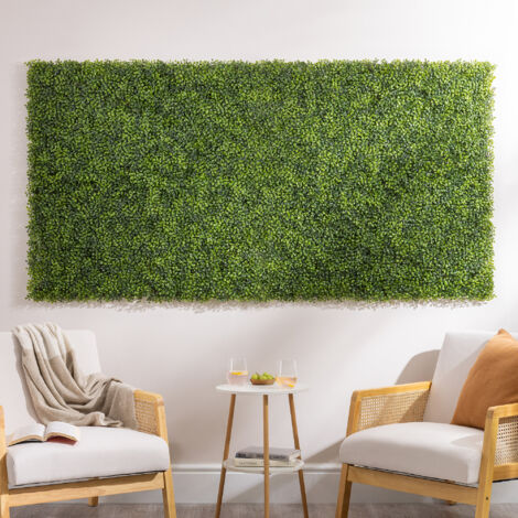 Artificial Boxwood Living Wall Panels - 2 Pack