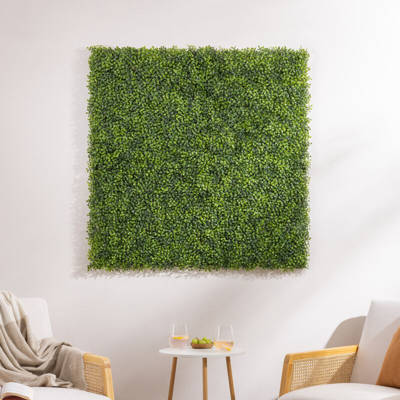Christow Artificial Boxwood Living Wall Panels - 1 Pack