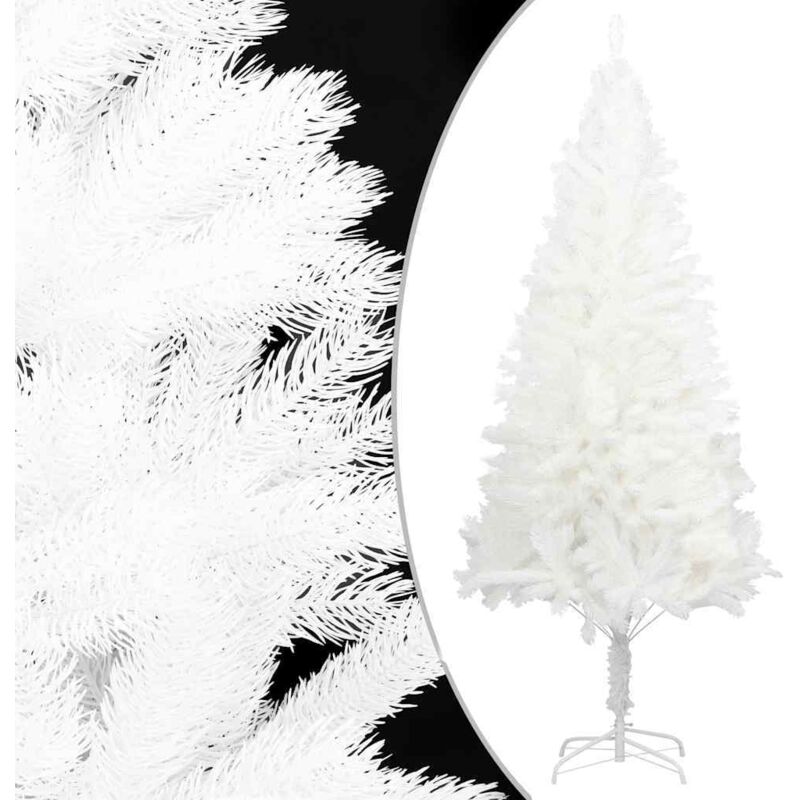 Artificial Christmas Tree Lifelike Needles White 240 Cm Vidaxl