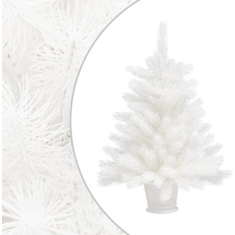main image of "Artificial Christmas Tree Lifelike Needles White 65 cm"