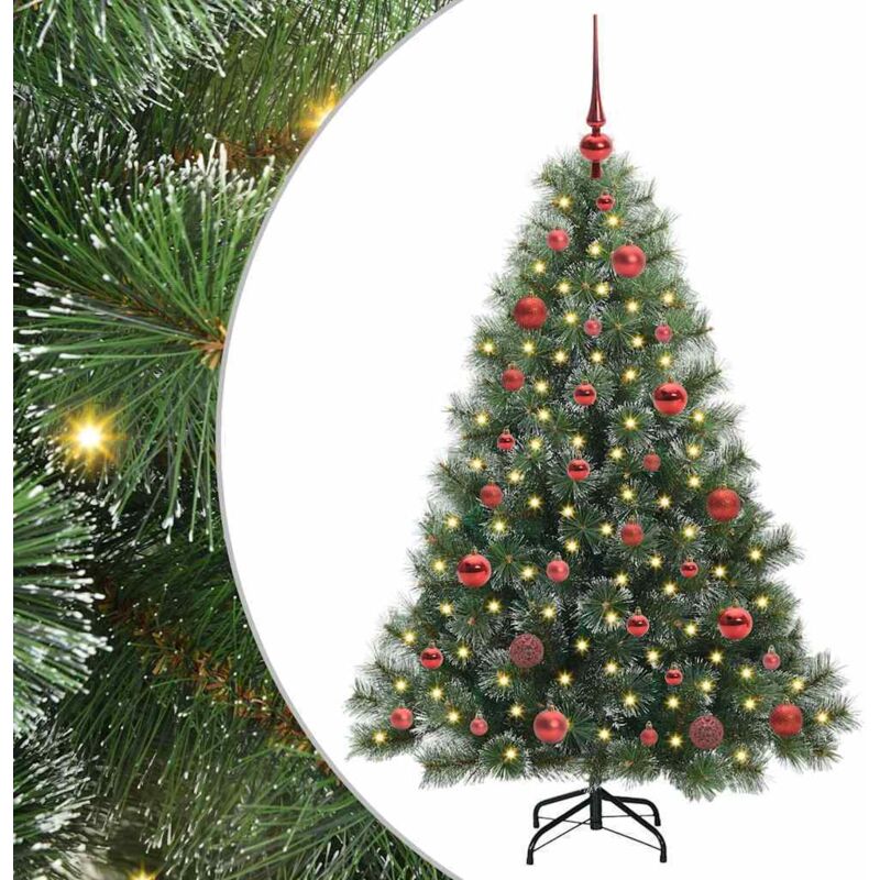 Artificial Christmas Tree With 150 Leds Green 150 Cm Pe And Pvc Vidaxl
