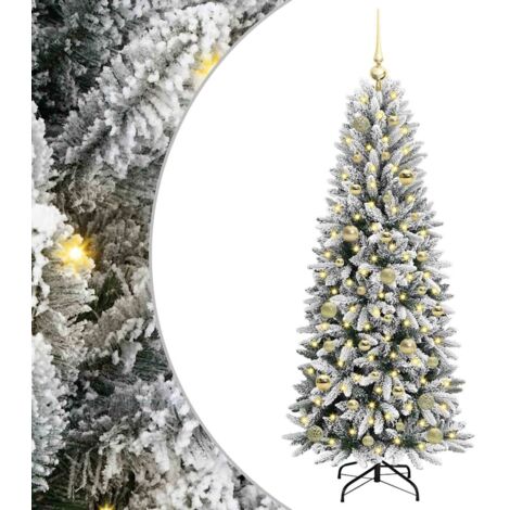 Artificial Christmas Tree with 150 LEDs with Stand White 150 cm vidaXL