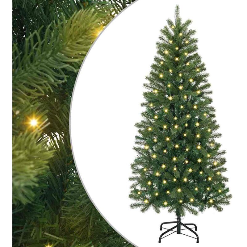 Artificial Christmas Tree With 150 Leds Green 150 Cm Pe And Pvc Vidaxl