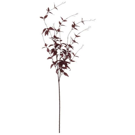 Artificial Flower (Single Stem) - Plastic - L52 x W52 x H88 cm - Burgundy