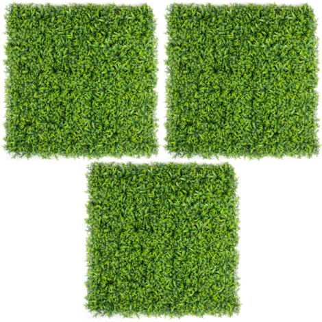 Artificial Foliage Living Wall Panels - 3 Pack