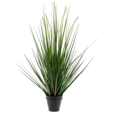 Artificial Grass Alopecurus in Pot 70 cm Emerald