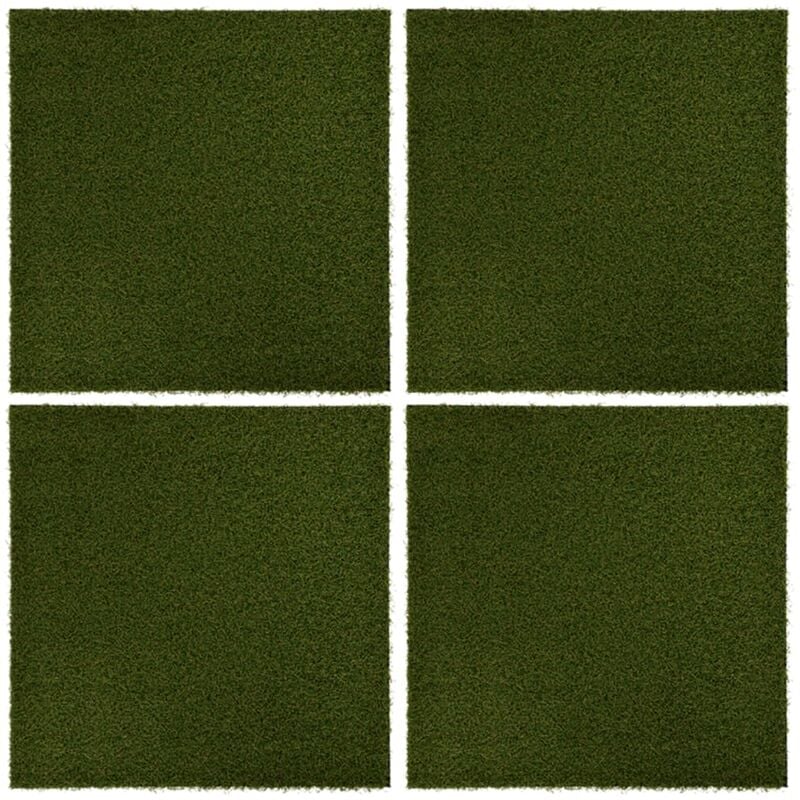 Betterlifegb - Artificial Grass Tiles 4 pcs 50x50x2.5 cm Rubber25474-Serial number