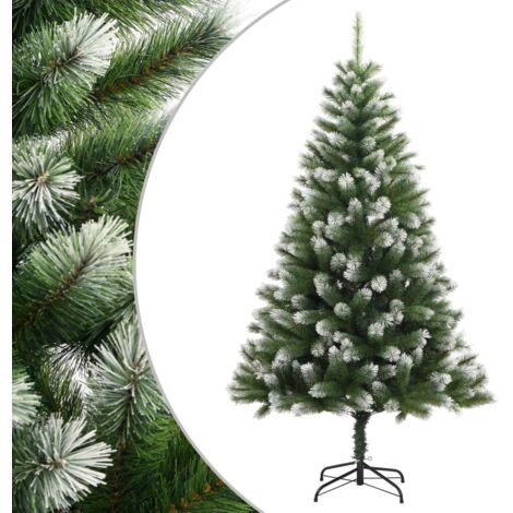 Artificial Hinged Christmas Tree with Flocked Snow 150 cm vidaXL