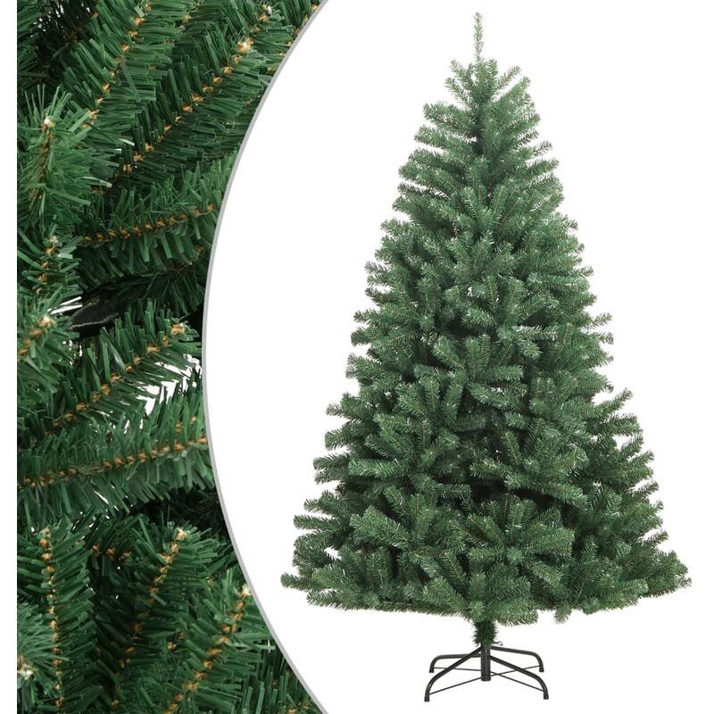 Artificial Hinged Christmas Tree With Stand Green 240 Cm Vidaxl