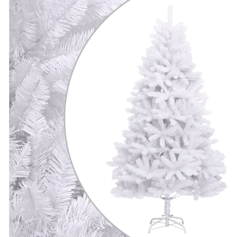 Artificial Hinged Christmas Tree With Stand White 300 Cm Vidaxl