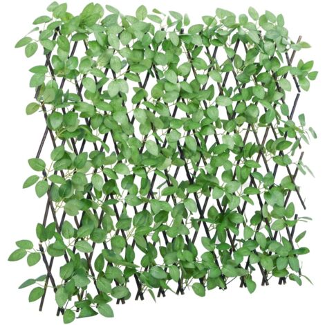 Artificial Ivy Trellis Expandable Green 180x65 cm vidaXL